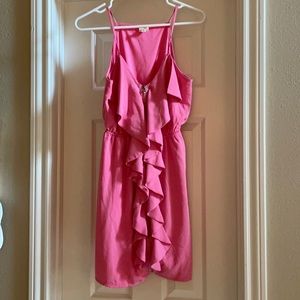 Pink Ruffle Dress